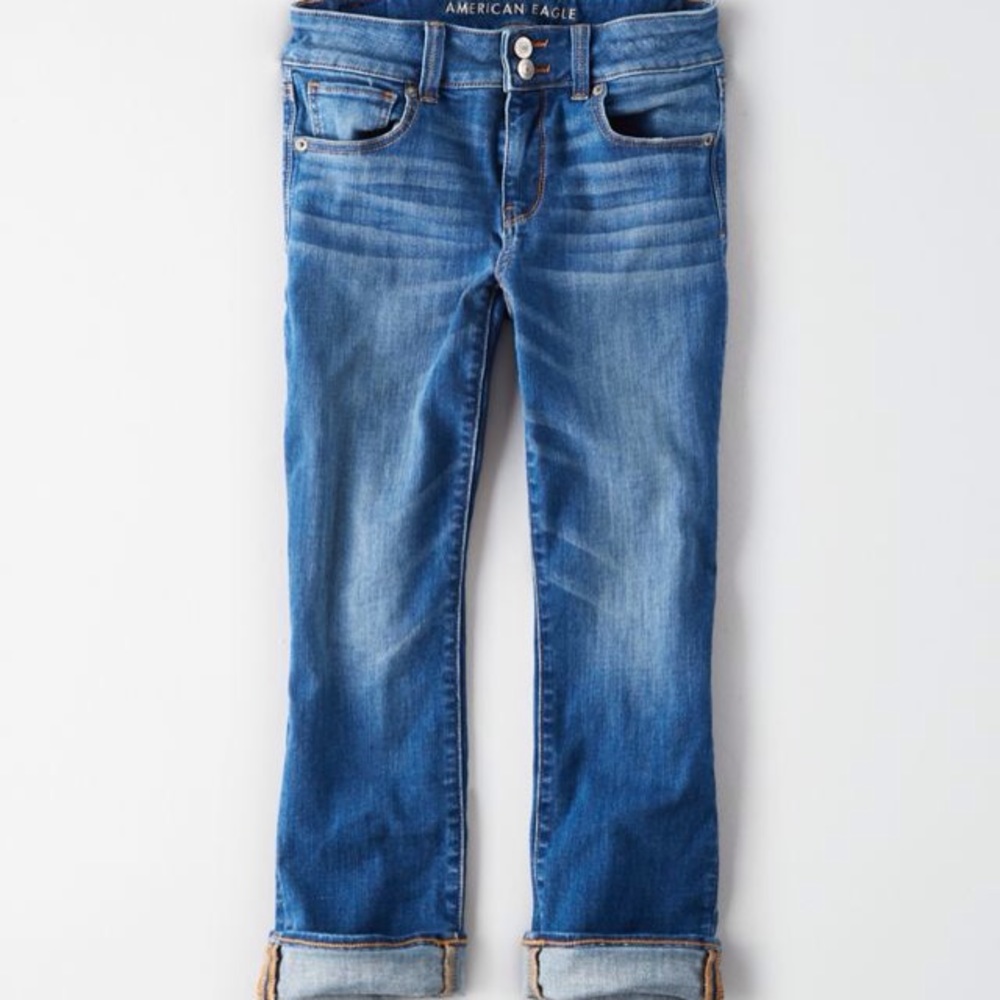 New without tags AE Artist crop jeans 10 short